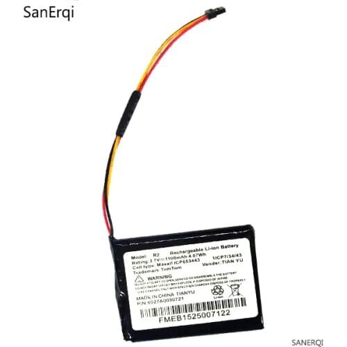 10PCS 6027A0106201 R2 Battery For TomTom 1EP0.029.01, 4EP0.001.02, 5EP0.029.01, XXL IQ Routes bateria Li-Polymer Battery
