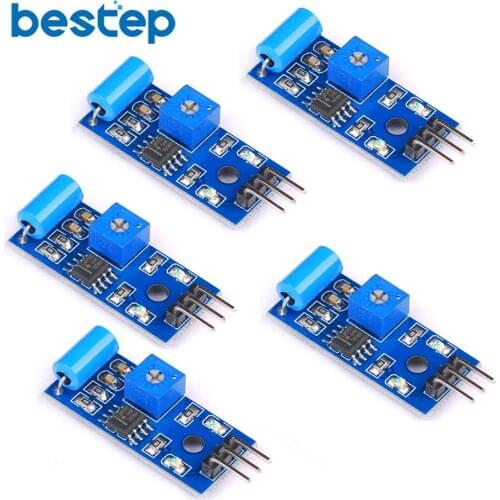 5pcs SW-420 Normally Closed Vibration Sensor Module for Alarm System DIY Smart Car