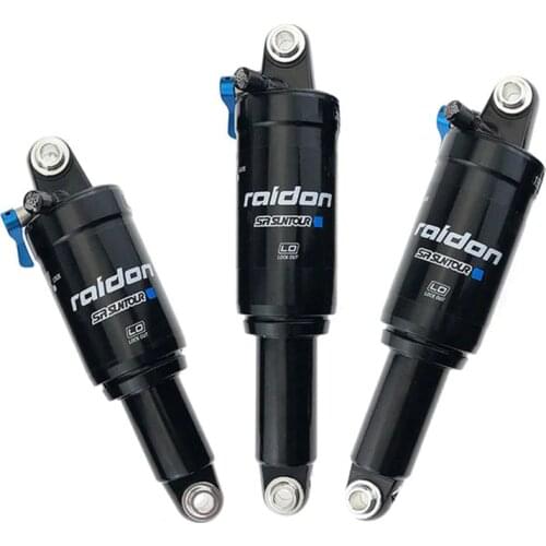 Mountain Downhill Bike Shock Absorber Mountain Bike Rear Shock Absorber Air Suspension 165/190/200mm Lock Shock Absorber