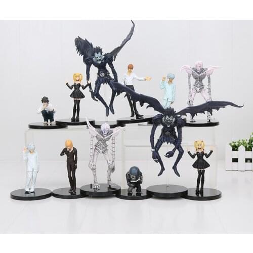 Anime Cartoon Death Note L Killer Ryuuku Rem Misa Amane PVC Action Figures Toys 6pcs/lot