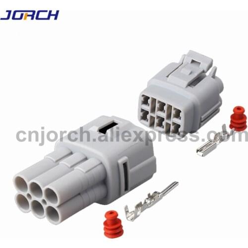 5 Sets 6 Pin Sumitomo MT090 Automotive Sensor Waterproof Wire Connector Plug 6180-6771 6187-6561 for Suzuki Toyota Honda