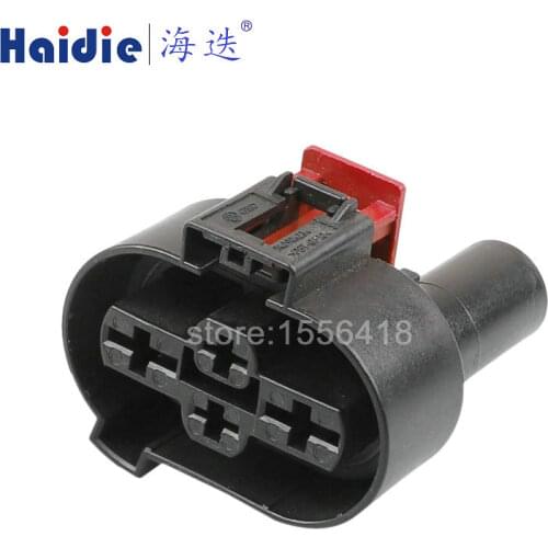 Free shipping 2sets 4pin VW Golf Electronic fan plug 1K0 906 234 auto waterproof wiring harness cable connector 1K0906234