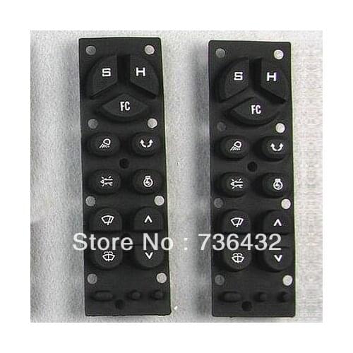Fast Free shipping!Kobelco SK-3 control console keys / Kobelco rubber key pad/Kobelco digger parts/Kobelco excavator spare parts