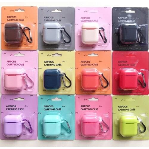 Case for for Airpods 1 2 Colorful Silicone Shockproof for Airpods Case Dust-proof Protective Cover Charging Box Accessories