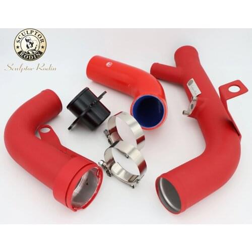 Turbo discharge pipe FOR TTS R20/Golf 5 6 Golf R/ ED30 mk5/ ED35 mk6/Scirocco R mk3/ A3 S3 2.0 TFSI K04 EA113 red