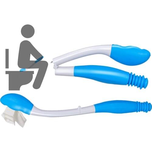 Home Folding Toilet Cleaner Toilet Aid For Wiping Folding Comfort Wipe Self Assist Toilet Aid For Limited Mobility