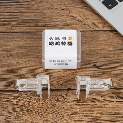 K03 Gaming Accessories PUBG Controller Game Gamepad Joystick L1 R1 Fast Shooting Key Aim Metal Button Trigger for Android IPhone