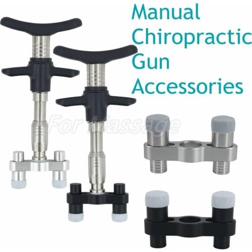 Chiropractic Instrument With Adjustable Accessories Relaxation Therapy Tool Replacement Manual Spine Correction Massage Gun