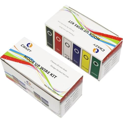CBAZY Hook up Wire Kit (Stranded Wire Kit) 20AWG Gauge Flexible Silicone rubber Electric wire 6 colors 19.6 feet Each 36m