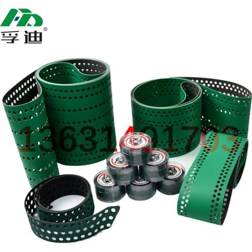 Heidelberg XL15/CD102/XL75/CD74/SM74 Feeder Belt , Vacuum Suction Belt With Holes,PU Flat Conveyor Belt