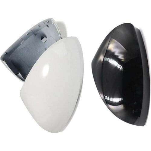 Left Right Gloss Bright Black White Rearview Wing Mirror Cover Cap For VW TIGUAN 2009-2017 Sharan 2012-2018 Skoda Yeti 2014-2017