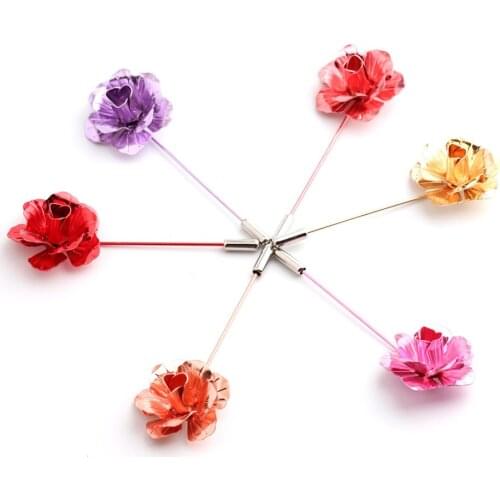 New Fashion Men Brooch Flower Brooches For Wedding 1001