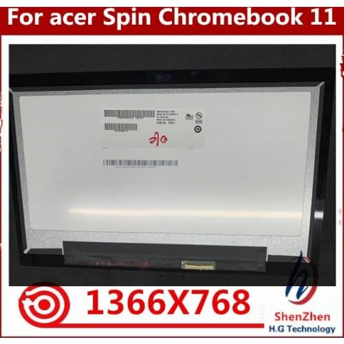 Original For Acer chromebook Spin 11 R751T R751T-C4XP N16Q14 B116XAB01.0 LED REPLACEMENT TOUCH SCREEN ASSEMBLY matrix