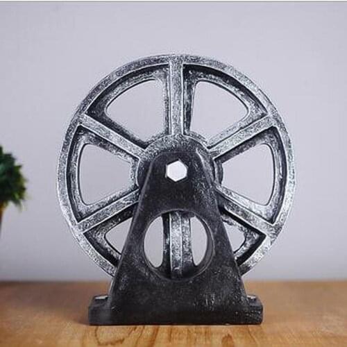 Retro Nostalgia Artefacts Gear Model Creative Home Living Room Wine Cabinet Decoration Window Small Pendant Resin Decoden