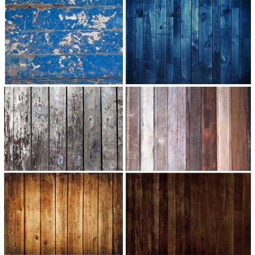 SHENGYONGBAO Art Fabric Photography Backdrops Props Wooden Floor Wood Planks Theme Photo Studio Background NY2FD-01