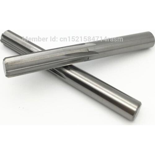 KLOT Solid Carbide Chucking Machine Reamer 5.1 5.2 5.3 5.4 5.6 5.7 5.8 5.9 6 6.1 6.2 6.3 6.35(1/4")6.4mm H7 Straight Flute HRC50