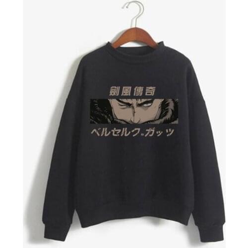 2021 Anime Berserk Sweatshirt Hoodie Fashion Anime Eyes Clothes Sweater Pullovers Casaul Tops Harajuku Guts