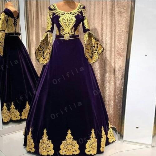 Traditional Albanian Caftan Kosovo Prom Dress 2021 for Algerina Robe De Soirée De Mariage Reception Evening Party Gowns