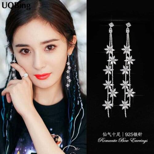 Серебряные серьги UQBing China At AliExpress