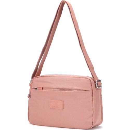 Waterproof Nylon Cloth Bag, Messenger Bag, Shoulder Bag, Trendy Oxford Cloth Bag