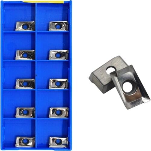 10PCS APKT1003PDR-MA H01 Carbide Inserts Cutting Tools For lathe Mill CNC Milling Cutter For Aluminum Processing