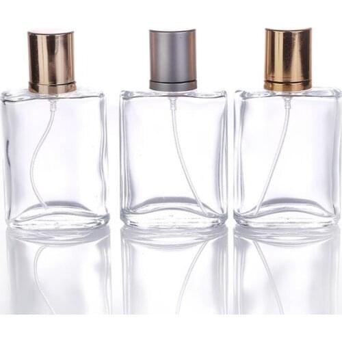 100PCS Crystal Glass Spray Perfume Bottle Perfume Atomizer Thick Glass Empty Spray Perfume Bottle 30ml LX1099