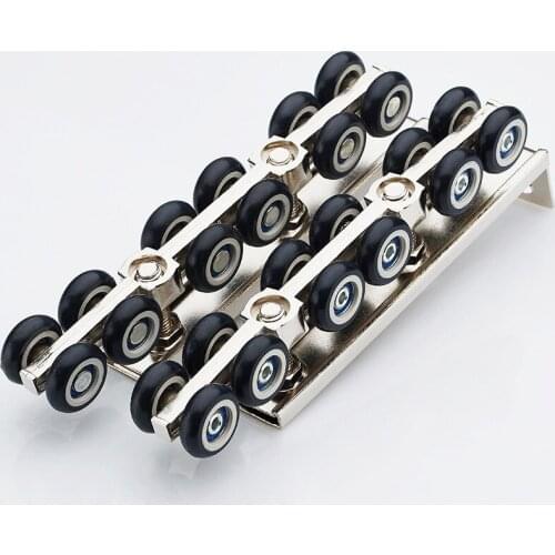 12 wheels Hanging wheel Wooden door movable door Sliding door mute pulley Bearing 200kg