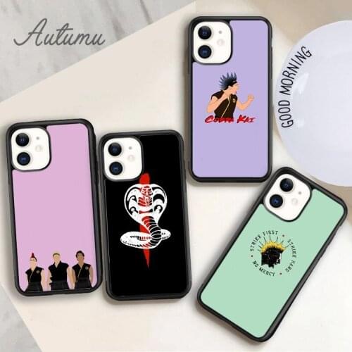 Cobra Kai Phone Case for iPhone 11 12 Pro Max mini X XR XS SE 2020 5 6S 7 8 Plus Samsung Galaxy S8 S9 S10 Cover shell