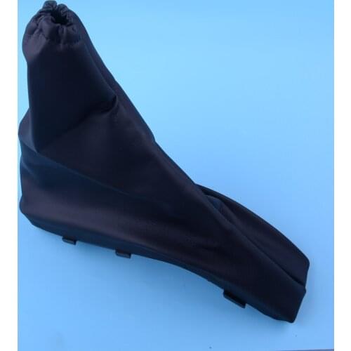 Black Interior PU Leather Handbrake Grip Sleeve Cover Fit For Opel G Zafira A 1998 1999 2000 2001 2002