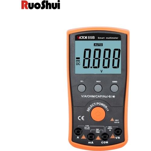 Digital Multimeter Auto Range AC/DC Ohm Hz Tester With High Precision 4000 Counts True RMS Anti-burning Universal Multimeters