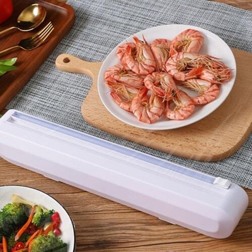 Preservative Film Foil Wax Paper Cutter Plastic Wrap Dispenser Kitchen Gadget