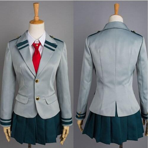 Boku no Hero Academia Cosplay Costume My Hero Academia Tsuyu School Uniform Jacket Coat Only Cosplay Costume