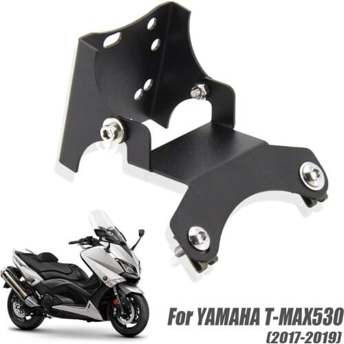 For YAMAHA TMAX 530 2018 TMAX 530 2017-2019 Motorcycle Windscreen Navigation Bracket USB charger mobile phone mounting Holder
