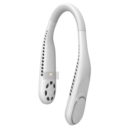 2021New portable headphones hand free 4000mA rechargeable TYPE-C USB 360 degree Cooling leafless bladeless lazy neck fan