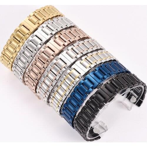 Watch Band for Seiko for DW Watch Strap 12 13 14 15 16 17 18 19 20 21 22 23 24mm Men Women Steel Watch Strap Tools