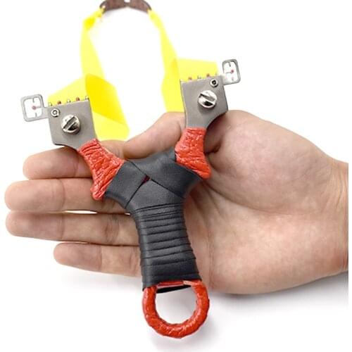 Slingshot Catapult Hunting High Quality Stainless Steel with Rubber Band Outdoor Shooting Game Sling Shot