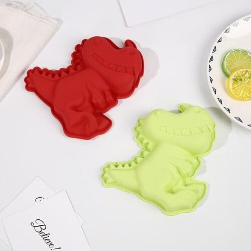 Mini Dinosaur Silicone Molds Cake Decorating Tools Soap Jelly Moulds Kitchen Pastry Baking Tool DIY Large Cute Dino Molds