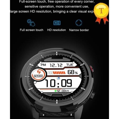 HD resolution full touch screen bracelet man woman Sports Mode Heart Rate Blood Pressure Monitoring Smartwatch for IOS Android