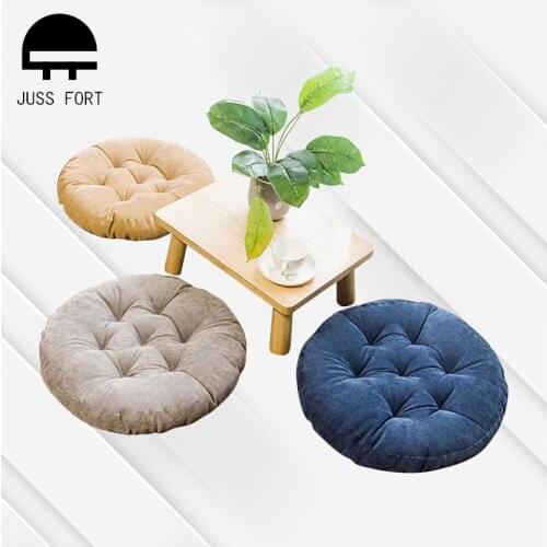 Square/Round Chair Cushion Thick plush Dining Chair Mats Tatami Stool Pad Sofa Seat Mat for Car office Computer Chair Cushions