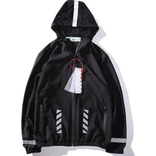 Thin Reflective Trench Coat 3M Luminous Cool Fashion Jacket Zipper Top