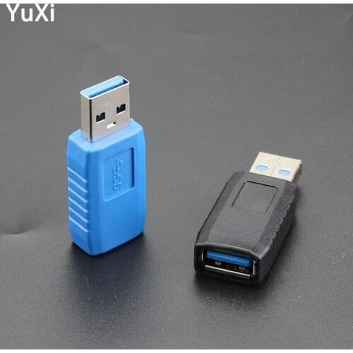 YuXi Fast Speed USB 3.0 Adapter Type A Male To Female Coupler Changer Connector Plug for Laptop U Disk USB Flash Drive