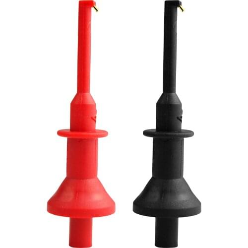 UNI-T UT-C01 Multimeter Wire Lead Test Hook Clip Clamp Extension Hook Probe Testing Clip 4mm Aperture Direct Plug-in
