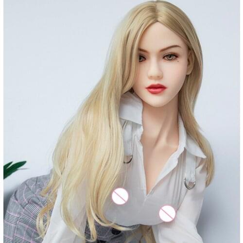166cm Slim White Color silicone doll sexdoll realistic tpe sexpuppe toys for adults bdsm tools vagina sex for men torso Doll