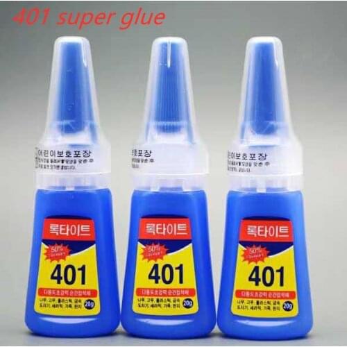 401 Super Glue Multi-Purpose For DIY Craft PVC Glue Household Goods Instant Adhesive Bottle For Home Accessories Office Supplies