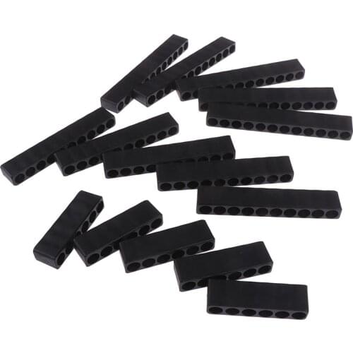 5Pcs 6/10/12 Holes Hex Shank Screwdriver Bit Holder 5PCS Plastic Screwdriver Head Storage Drill Bit Stand For Power Accessories