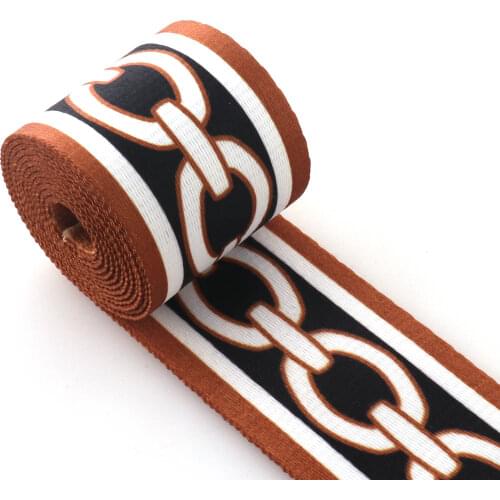 50mm Brown Webbing Strap ribbon webbing Colored fabric Webbing Bag Strap Purse Strap for Camera webbing dog collar key fobs