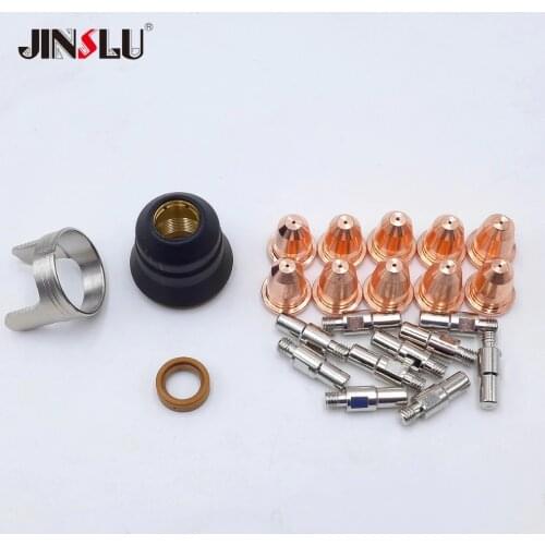 IPT-40 IPT40 PT-40 PT40 Tip Electrode Nozzle Ring Spacer Kit 20A 30A 40A Plasma Torch Parts Consumables