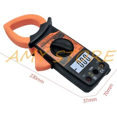 Ammeter DC/AC Voltmeter Digital Clamp Meter DM6266 2 Leads Multimeter Tester Resistane Portable DC1000V AC750V 200-1000A 200-20K
