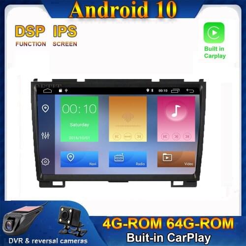 CARPLAY Android 10 Car Radio Stereo Player GPS Navigation Multimedia For Haval Hover Great Wall H5 H3 2011-2016 NO DVD