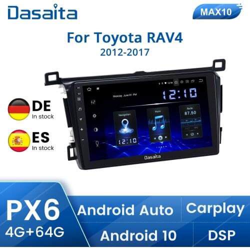 Dasaita 9" Android 10 Multimedia Player Car Radio Player Stereo for Toyota RAV4 Radio player 2014 2015 2016 2017 2018 Carplay HD